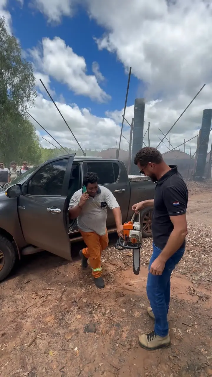 Hornos y chimeneas, tierra roja